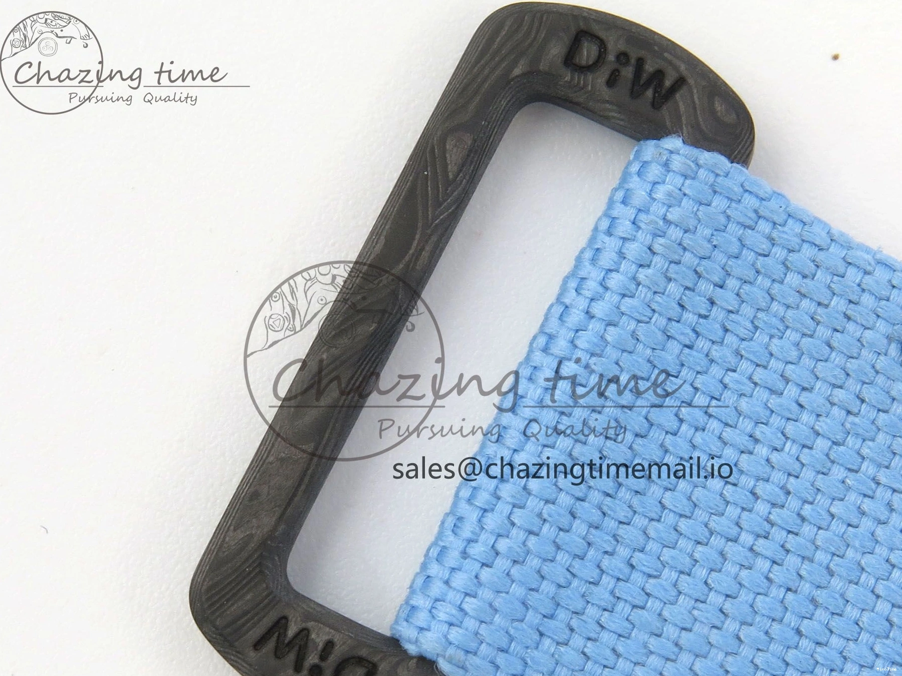 MiroTime 0106 Attractive Daytona DIW Carbon Case and Bezel DIWF Edition Black Dial on Blue Nylon Strap A 71